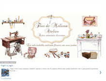 Tablet Screenshot of flor-de-melissa-atelier.com